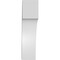 Ekena Millwork 4-in. W x 8-in. D x 16-in. H Westlake Architectural Grade PVC Knee Brace BRCP04X08X16WTL - alternate 3